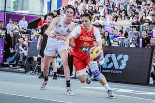 中国三人女篮战胜澳大利亚队 夺得武汉站冠军