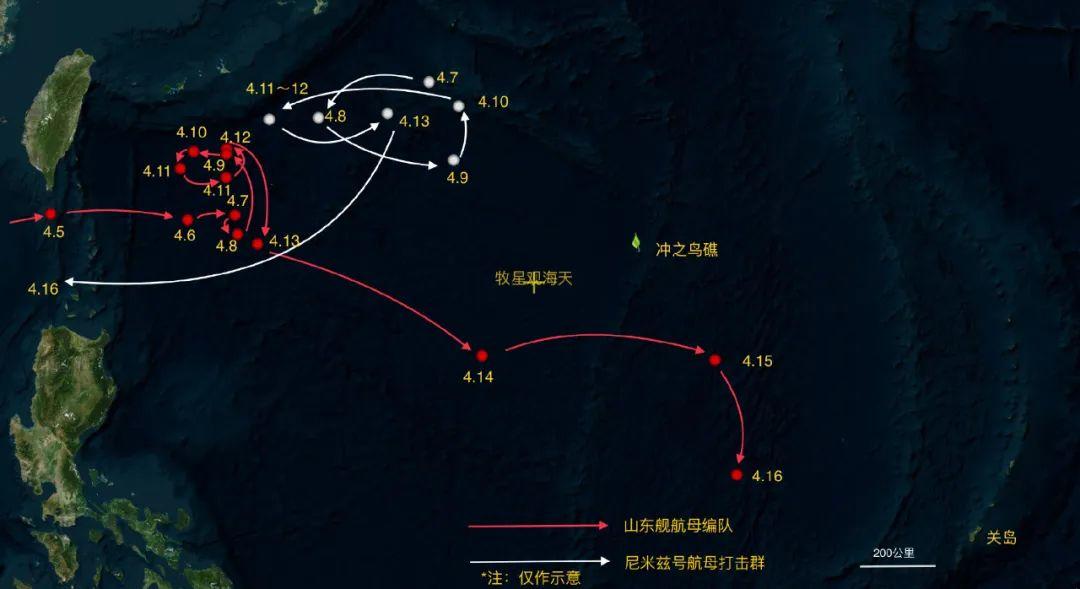 中国海军“山东”舰挺进关岛400海里！网友：让美军也尝尝滋味！