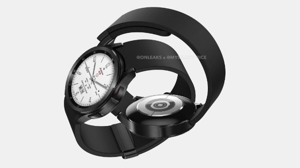 三星Watch6智能手表渲染图曝光 确认旋转表盘回归