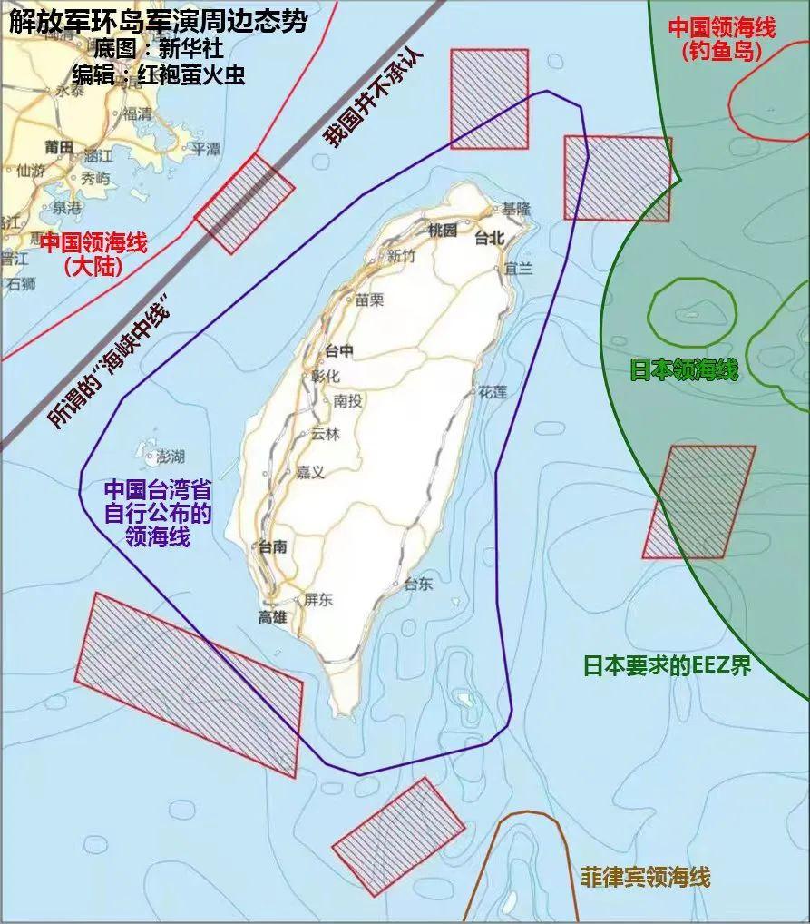 台海演训！解放军抵近台湾岛仅10余海里处，花莲火电厂清晰可见