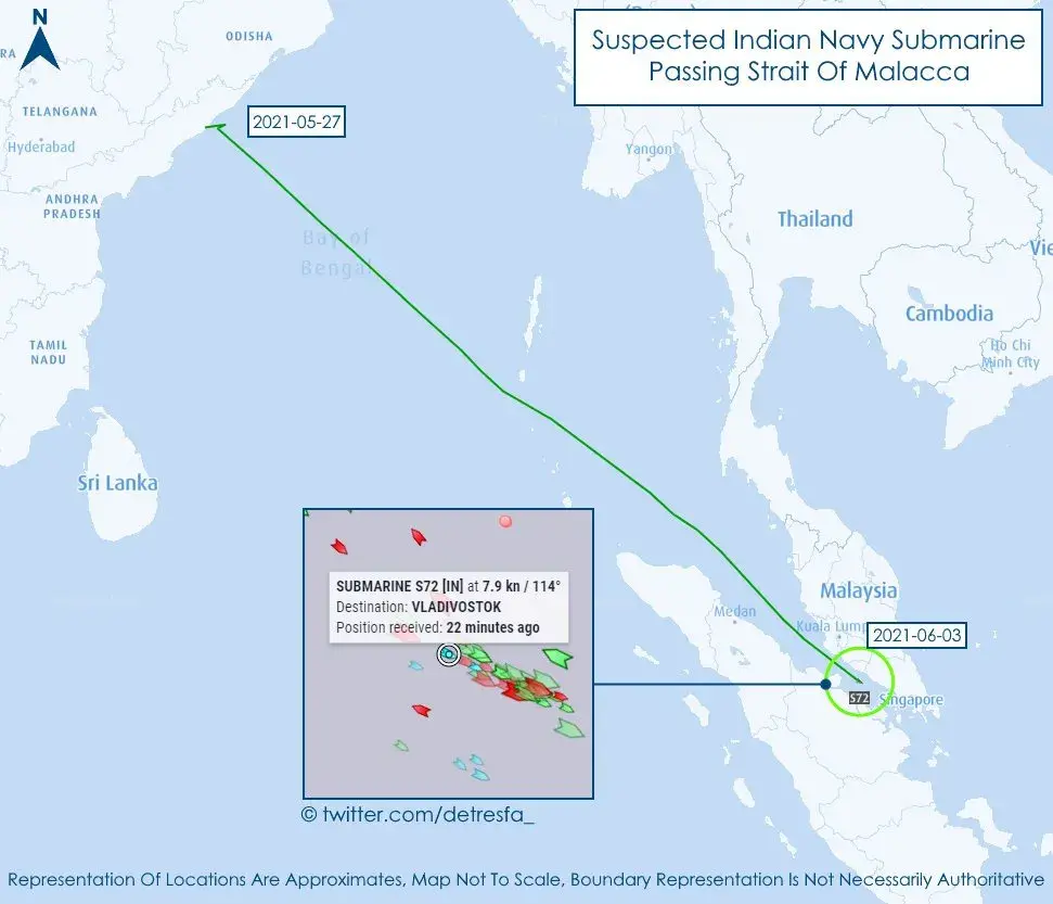 什么情况！印度核潜艇被拍“悄摸”进入中国南海，真相是什么