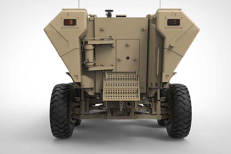 战五渣的中东土豪也能自己造装甲车了，外形科幻看起来有模有样的