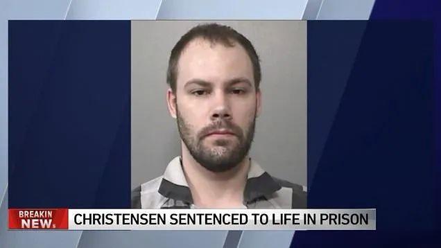  ·凶手克里斯滕森最终被判终身监禁。外媒报道截图。