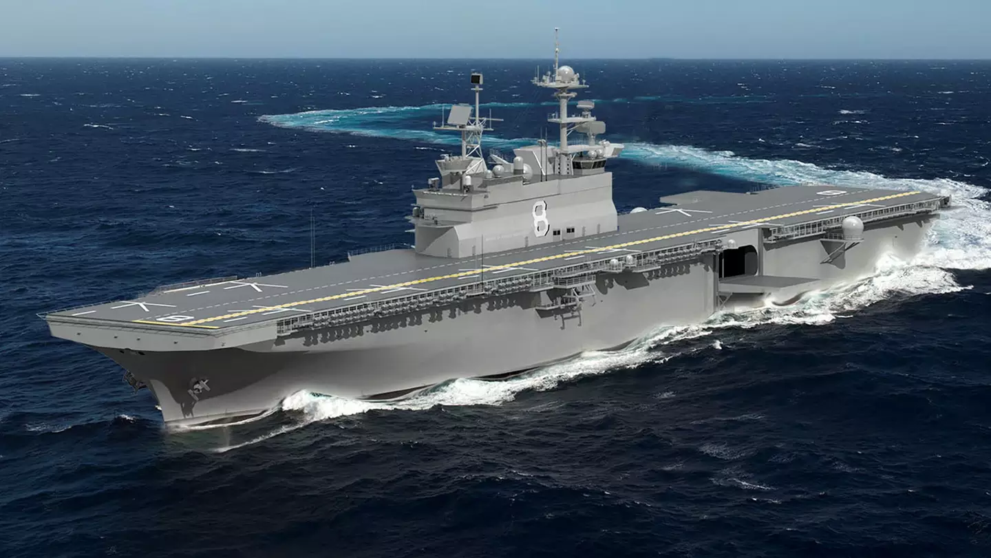 这种超级战舰放到别的国家就是航母，在美国海军却只能干这种活