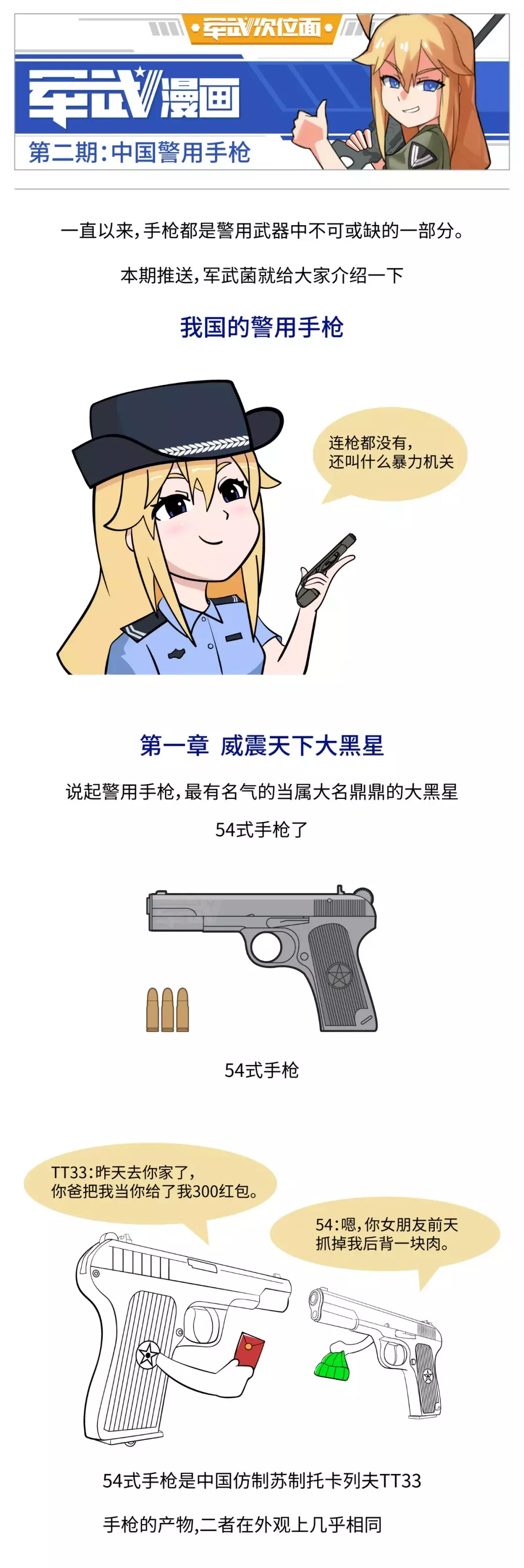 中国警用手枪发展史