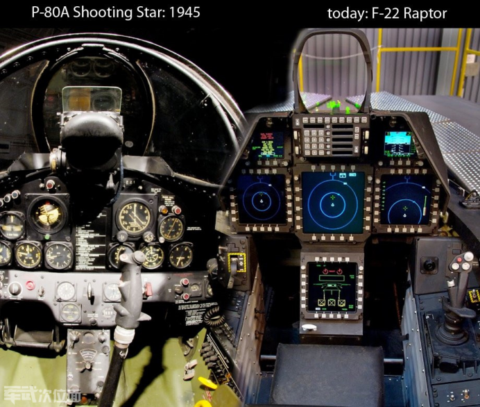 难得一见的美军战机座舱：全是电子屏，开飞机越来越像打游戏