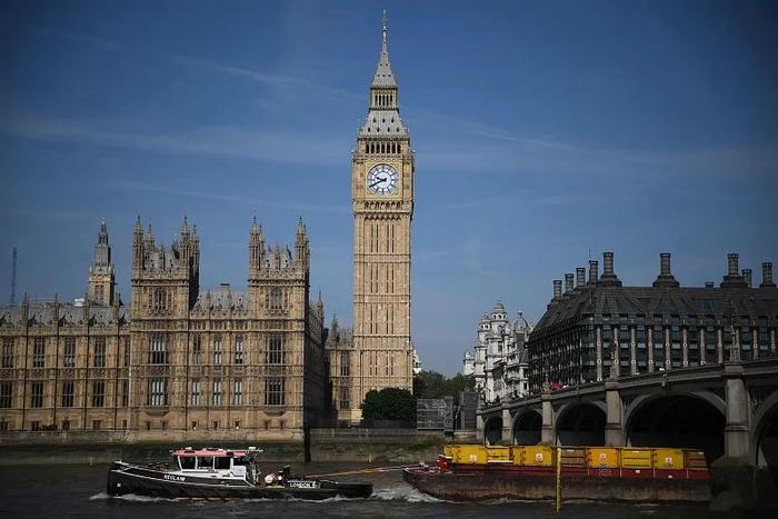 当地时间2023年6月15日，英国伦敦，英国议会所在地威斯敏斯特宫。图/视觉中国