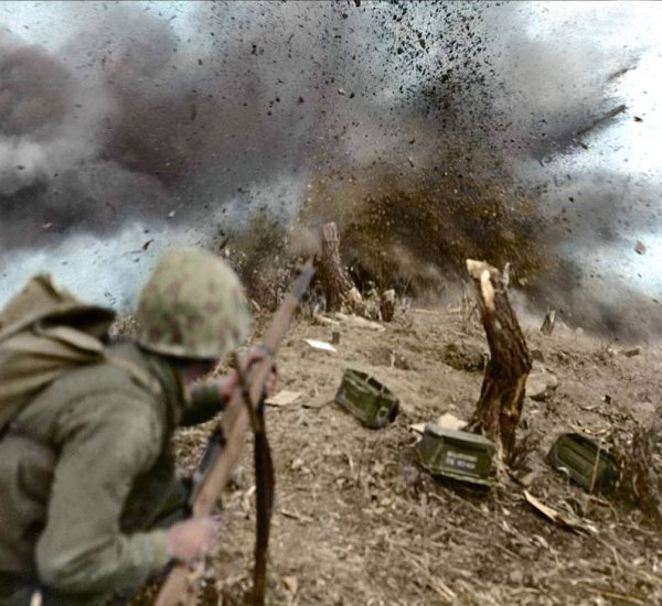 罕见的战争彩色照，美军称这场战争为地狱，看看一线士兵悲惨的境遇吧