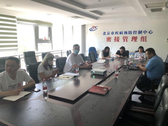 北京市疾控中心性病艾滋病防治所在中心召开艾防人员猴痘防控工作线上培训会。