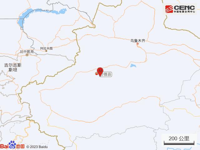 新疆阿克苏地区沙雅县发生3.2级地震