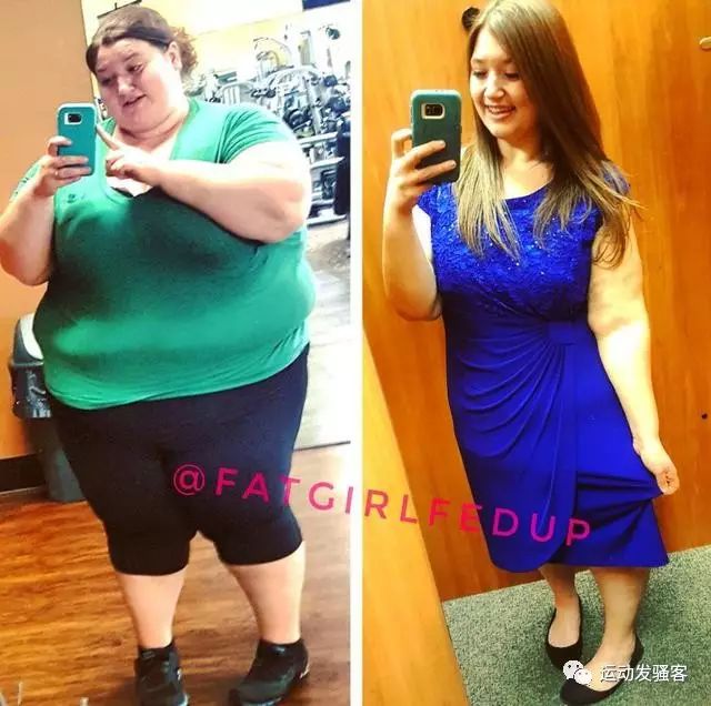 当她减掉246磅体重的时候，胖女孩化茧成蝶变女神