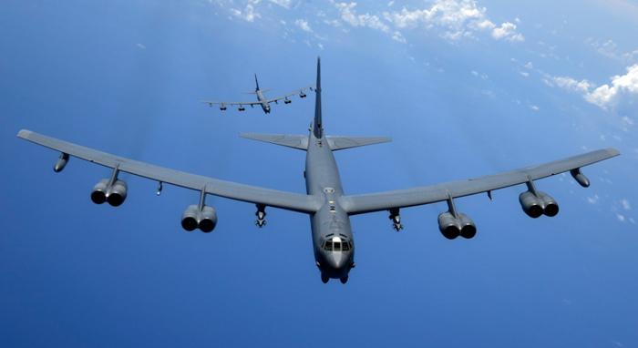 B-52H今年多次前往朝鲜半岛、欧洲执行核威慑任务。