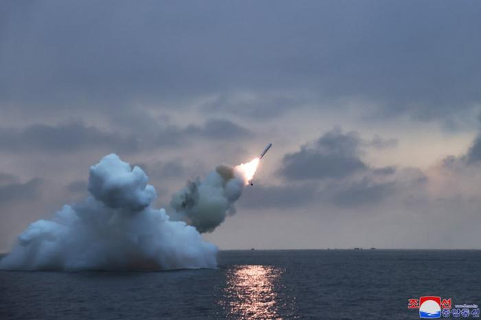 “火箭-3-31”型潜射战略巡航导弹试射。