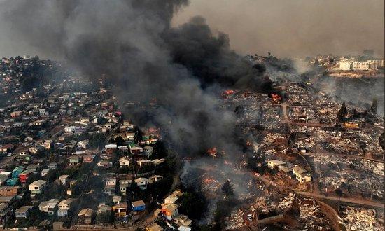 智利森林大火已致134人死亡