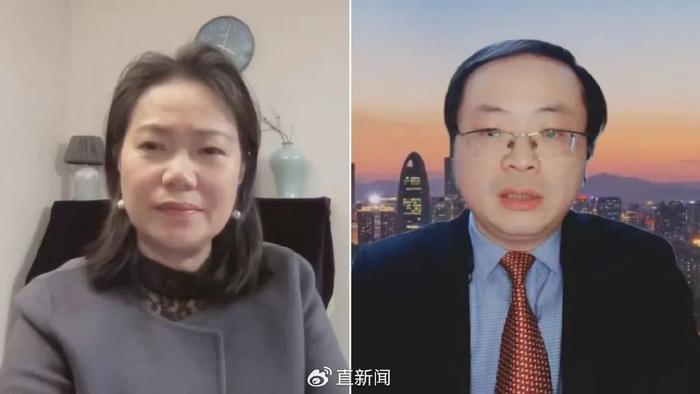 中国社会科学院台湾研究所副研究员谢楠接受直新闻高级主笔万霞采访