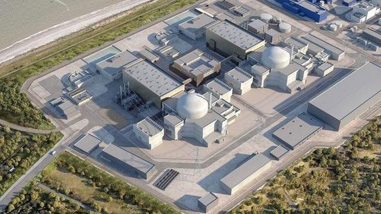 赛兹韦尔C核电站建成效果图 图源：BBC