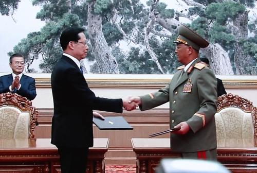 韩国国家安保室称将提交中止《9·19军事协议》全部效力的议案