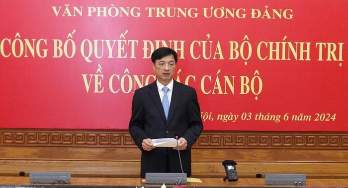 新任越共中央办公厅主任阮维玉。图/越南共产党电子报